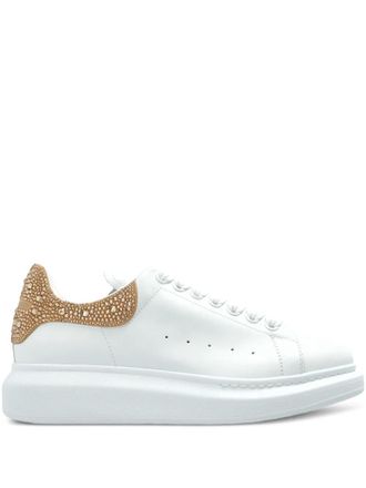 Alexander McQueen Oversized leather sneakers - White