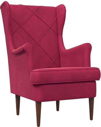vidaXL Sill&oacute;n Rojo Vino Terciopelo Vidaxl