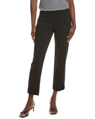 Jones New York Pull-On Seamed Leg Straight Ankle Pant