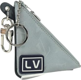 Louis Vuitton Pre-owned Canvas Sleutelhanger Charm - Dames - Vintage Accessoires - Grijs - ONE Size - Vintage