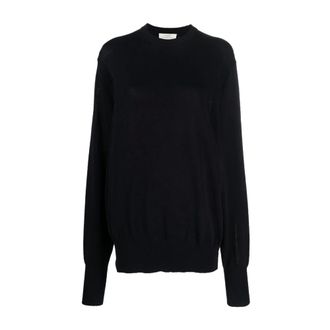 STUDIO NICHOLSON Dames, Truien, Blauw, Maat: S Katoen