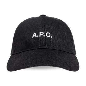 A.P.C. Baseballpet - unisex - Petten - Zwart - 56 CM - Katoen - Accessoires