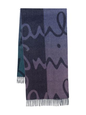 Paul Smith Wool And Cashmere Scarf