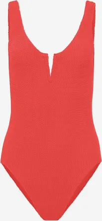 Sorbet Island Womens One-Piece Swimsuit Orange Polyester Swimwear Sea Clothing