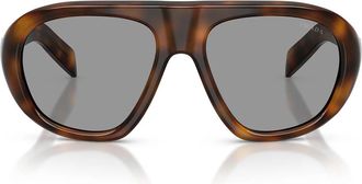 Prada Sunglasses Prc05 S 20 D50 Q Juniper Tortoise/Gray Women