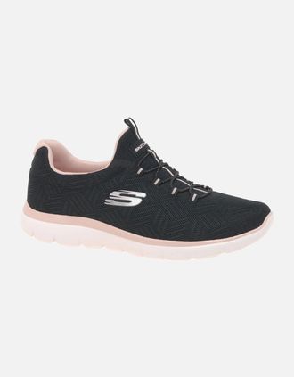 Skechers Womens Summits Womens Trainers - Black - Size: 3