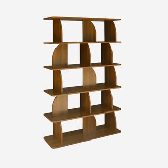 Sweeek Libreria Esotica In Legno A 5 Livelli