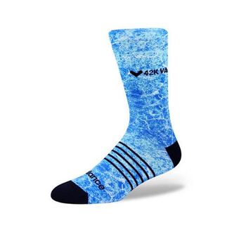 New Balance Unisex Valencia Marathon Pro Run Crew Sock in Blu, Nylon, Taglia M