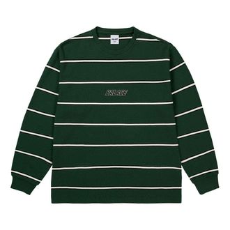 Palace Duo Stripe T-Shirt Racey Green P31ES031