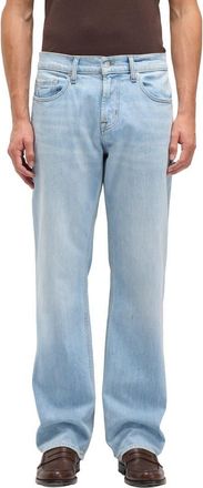 7 For All Mankind Austyn Relaxed Straight Leg Jeans in Crystal at Nordstrom, Size 28