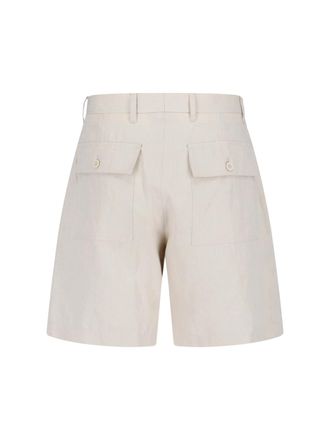 Lardini Mens Trousers White Linen