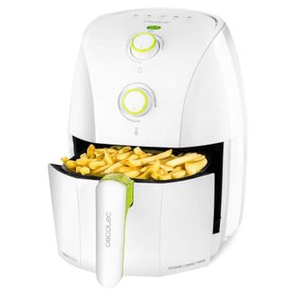 Cecotec Cecotec - Freidora Sin Aceite 1,5l De Aire Caliente Cecofry Compact Rapid White. 900 W, Diet&eacute;tica, Capacidad Para 400 Gr, Temperatura 200&ordm;c, Tiempo Aj