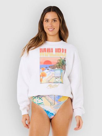Rip Curl Hayley O O/S Drop Shldr Crew Jersey blanco
