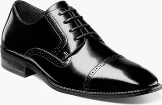 Stacy Adams Mens Abbott Cap Toe Oxfords In Black