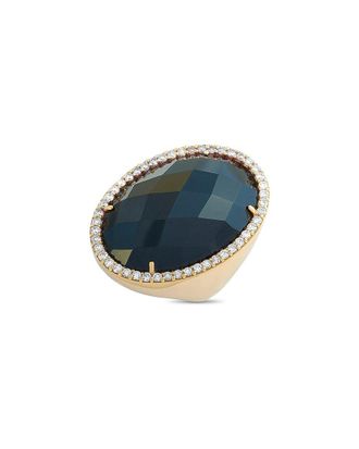 Roberto Coin 18K Rose Gold Onyx Ring