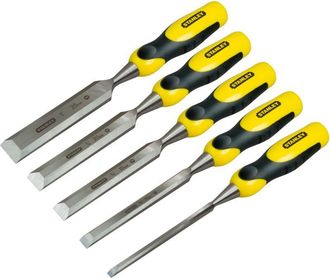 Stanley Set di 5 scalpelli per legno Dynagrip - 2-16-888