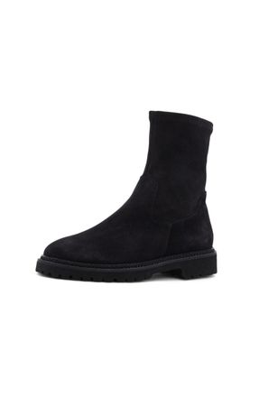 Aquatalia Womens Maryann Fashion Boot, Black Suede, 4.5 UK