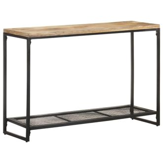 vidaXL Tavolo Consolle 110x35x75 Cm In Legno Massello Di Mango - Vidaxl