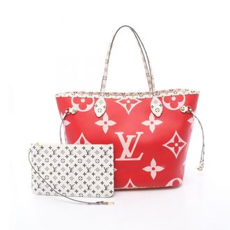 Louis Vuitton Multi-Color Pink Red Color Rouge Coated Canvas Handbag Tote Bag (Pre-Owned)