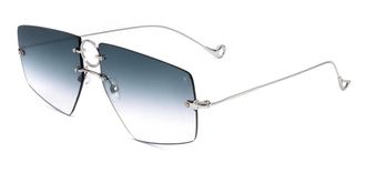 Eyepetizer David C.1-12F Mens Sunglasses Silver Size 57