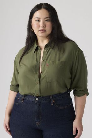Levi's Camisa Darlene (talla plus) - Mujer - 2X - Verde / Deep Depths