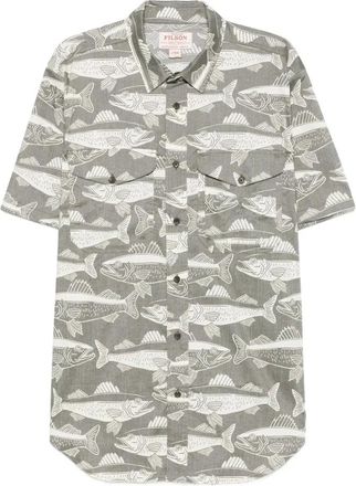 Filson Overhemden, Heren, Veelkleurig, L, Katoen, Twin Lakes Short Sleeve Sport Shirt