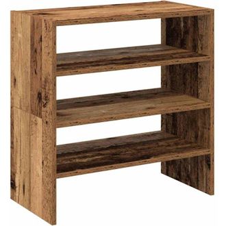 vidaXL Zapateros 2 Uds Apilables Madera Vieja 60x30x30,5 Cm Vidaxl