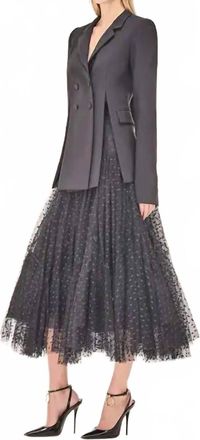 Alexis Naomi Midi Skirt In Black