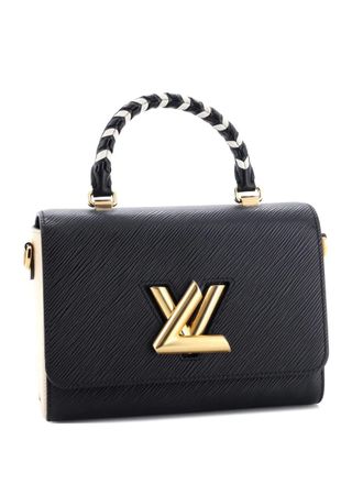 Louis Vuitton Twist Top Handle Bag Limited Edition Crafty Epi Leather MM satchel - Nero