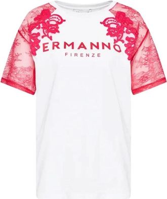 Ermanno Scervino T-shirt - Dames - T-shirts - Veelkleurig - M - Tops