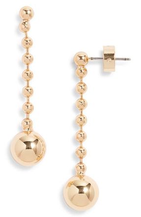 Nordstrom Ball Chain Orb Drop Earrings in Gold at Nordstrom