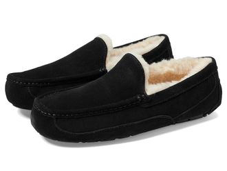 UGG Wide Ascot Mens Shoes Black : 12 3E, Suede