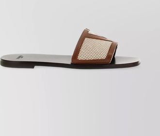 Valentino Garavani vlogo sandals contrast stitching