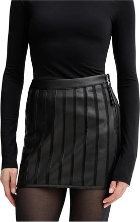 Silvian Heach Manny Rok - Dames - Korte rokken - Zwart - L - Leer - Rokken