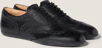Miu Miu Calf leather brogue shoes