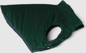 Gucci Reversible Corduroy Pet Coat, Size XXS, Green