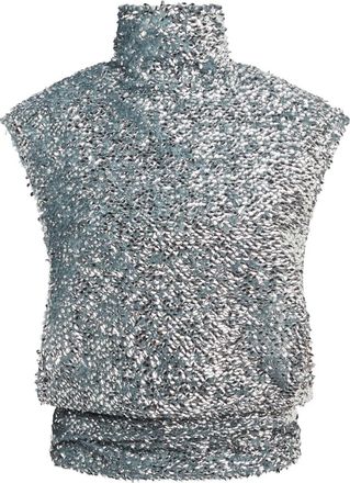 16Arlington Top Ovica con paillettes - Argento