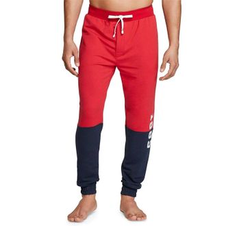 Tommy Hilfiger Color Block Fit Jogger In Mahogany