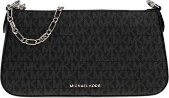 Michael Michael Kors Borsa a spalla Empire media con monogramma - Nero