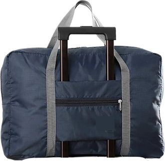 Generic Foldable Travel Duffel Bag,Compatible For Airlines Carry on Women and Lightweight Large Capacity Sports Weekend Overnigh(Dark blue)