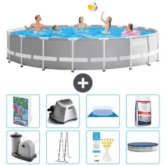 Intex Piscina Prism Frame Redonda - 610x132 Cm - 9-piezas S649