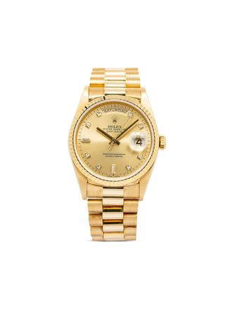Rolex 18K yellow gold Day-Date 36mm - men - 18kt Yellow Gold - One Size