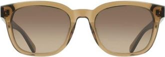 Ferragamo 54mm Rectangle Sunglasses in Transparent Brown at Nordstrom