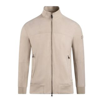 Peuterey Zip-throughs, male, Beige, Size: XL Sands Suede PE 08 Jacket