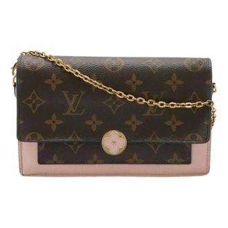 Louis Vuitton Pre-owned Cross Body Bags, female, Pink, Size: ONE SIZE Pre-owned Monogram Chain Shoulder Bag M67405
