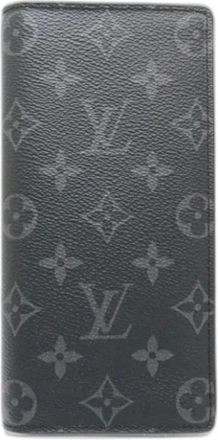 Louis Vuitton Pre-owned Wallets, male, Black, Size: ONE SIZE Pre-owned Long wallet (bi-fold)