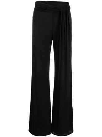Gauge81 Pantaloni a gamba ampia Loutro - Nero