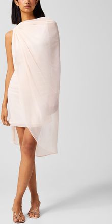 Rotate Womens Diagonally draped fitted dress