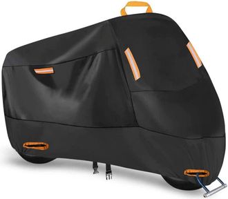 OEM Housse De Moto - Oxford 210d Impermeable - Pour Usage Ext&eacute;rieur Toutes Saisons - 230 X 95 X 125 Cm
