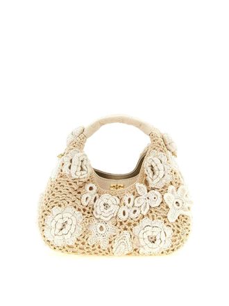 Ganni mini hobo crochet handbag